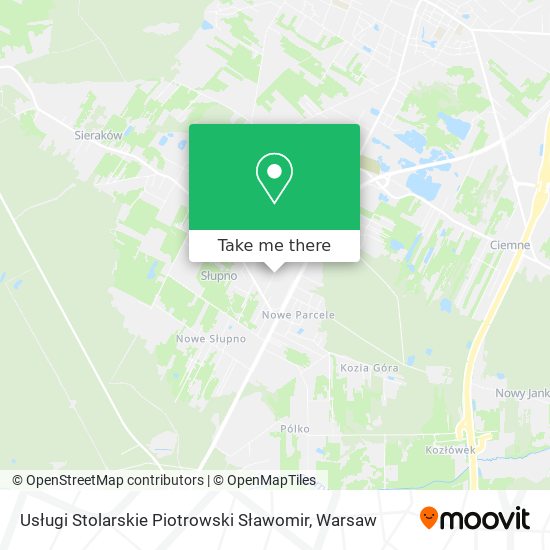 Usługi Stolarskie Piotrowski Sławomir map