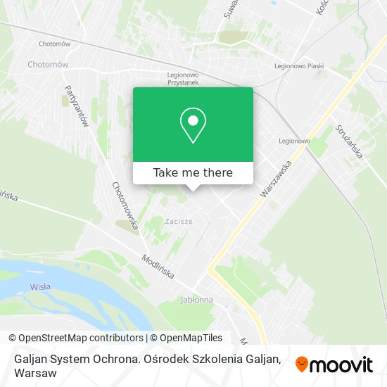 Galjan System Ochrona. Ośrodek Szkolenia Galjan map