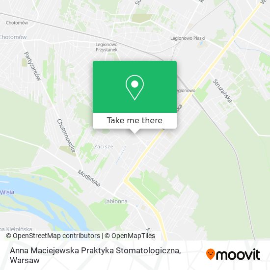 Anna Maciejewska Praktyka Stomatologiczna map