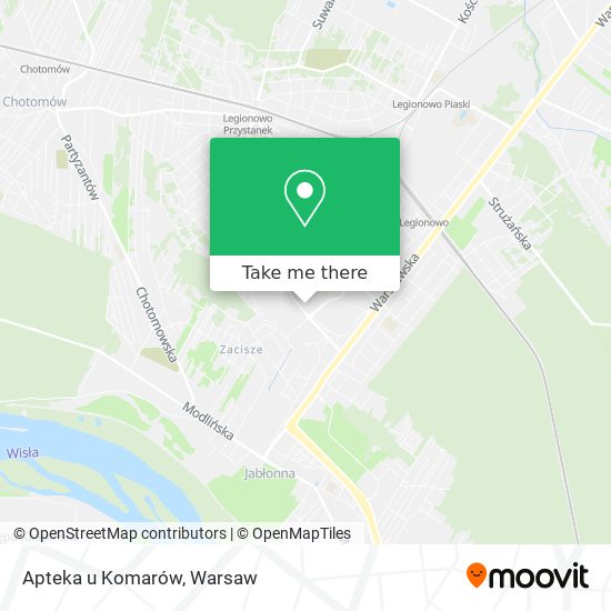 Карта Apteka u Komarów