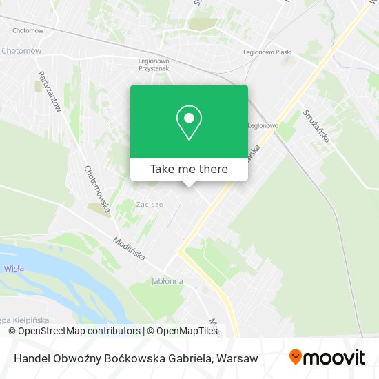 Handel Obwoźny Boćkowska Gabriela map