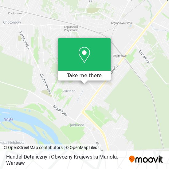 Handel Detaliczny i Obwoźny Krajewska Mariola map