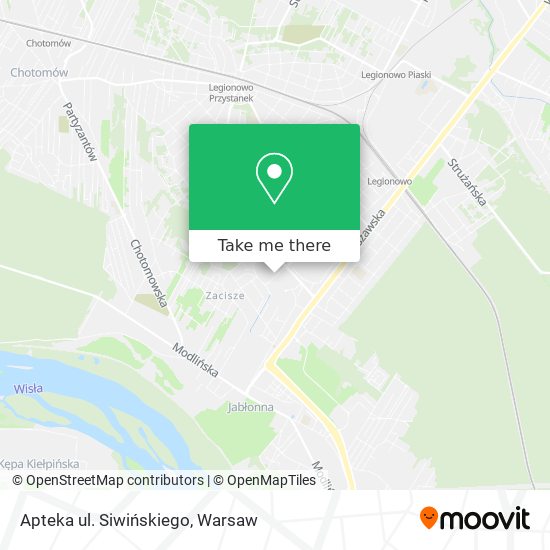 Apteka ul. Siwińskiego map