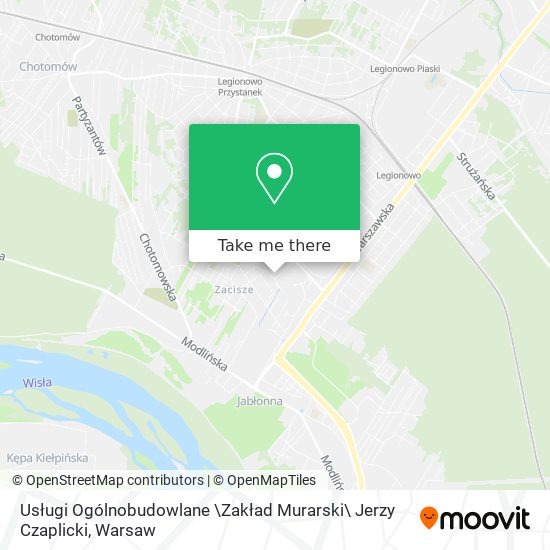 Usługi Ogólnobudowlane \Zakład Murarski\ Jerzy Czaplicki map