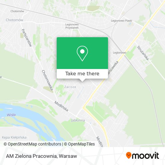 AM Zielona Pracownia map