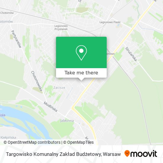 Targowisko Komunalny Zakład Budżetowy map