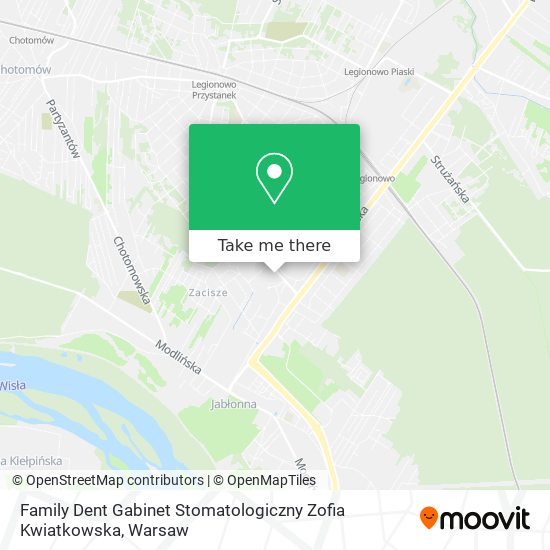 Family Dent Gabinet Stomatologiczny Zofia Kwiatkowska map