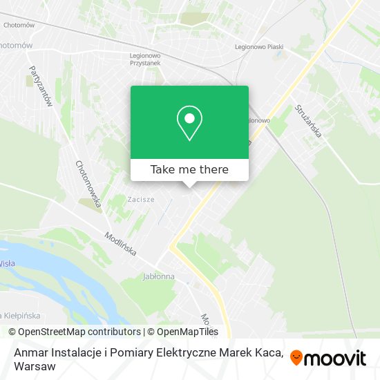 Anmar Instalacje i Pomiary Elektryczne Marek Kaca map