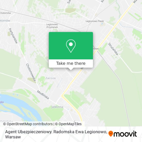 Agent Ubezpieczeniowy. Radomska Ewa Legionowo map