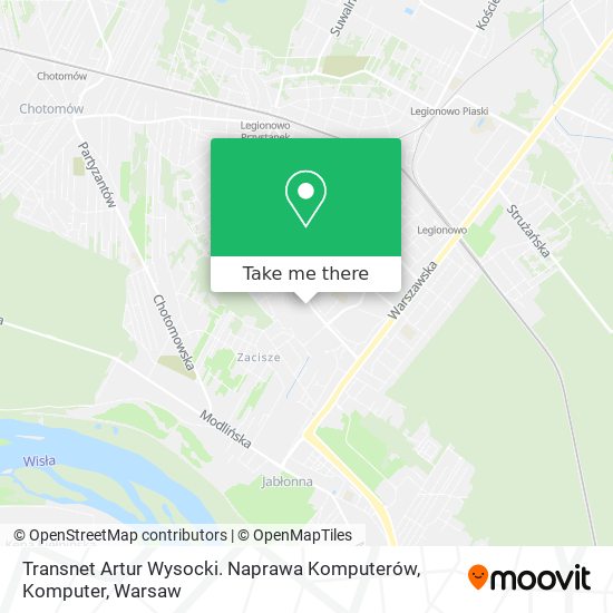 Transnet Artur Wysocki. Naprawa Komputerów, Komputer map