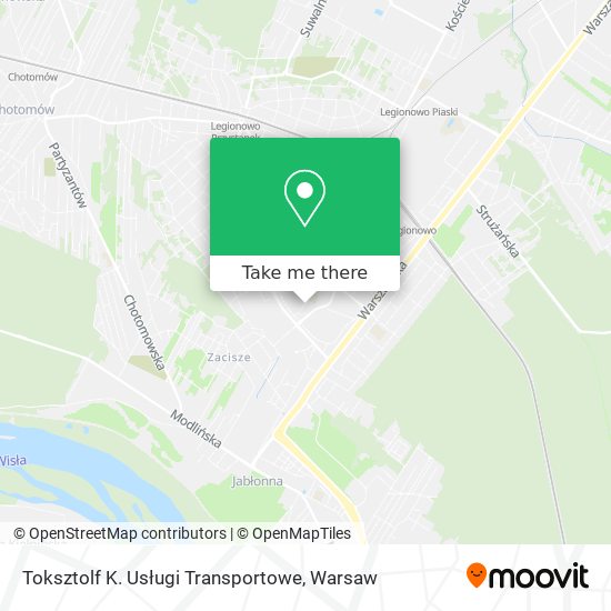 Toksztolf K. Usługi Transportowe map