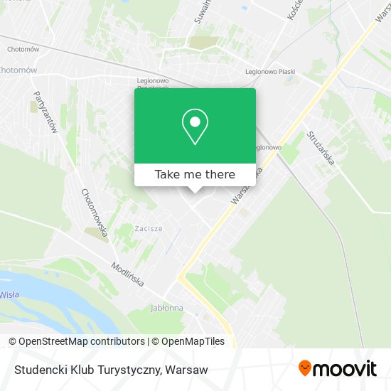 Studencki Klub Turystyczny map