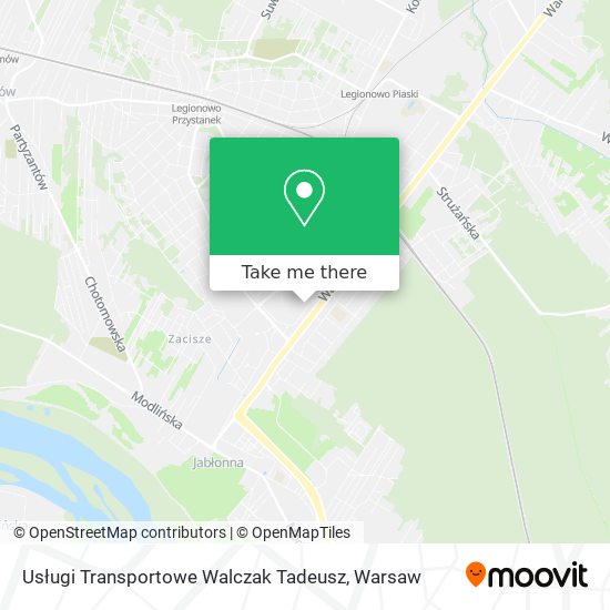 Usługi Transportowe Walczak Tadeusz map