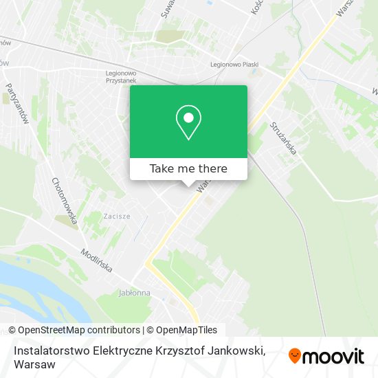 Instalatorstwo Elektryczne Krzysztof Jankowski map