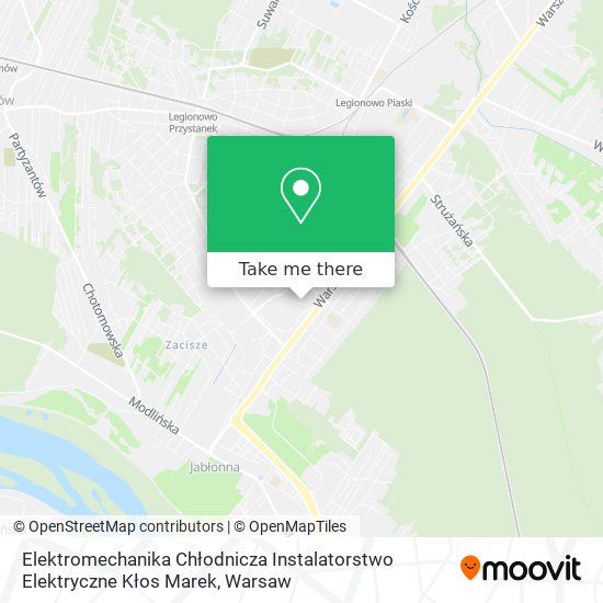 Elektromechanika Chłodnicza Instalatorstwo Elektryczne Kłos Marek map