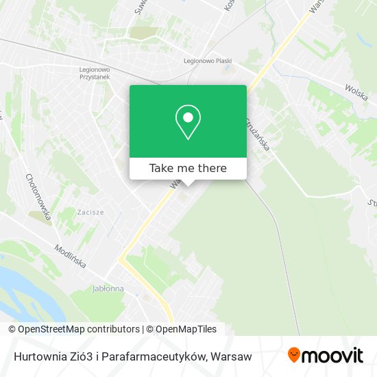 Карта Hurtownia Zió3 i Parafarmaceutyków