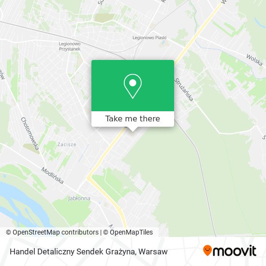 Handel Detaliczny Sendek Grażyna map