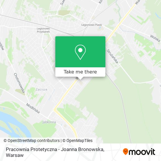 Pracownia Protetyczna - Joanna Bronowska map