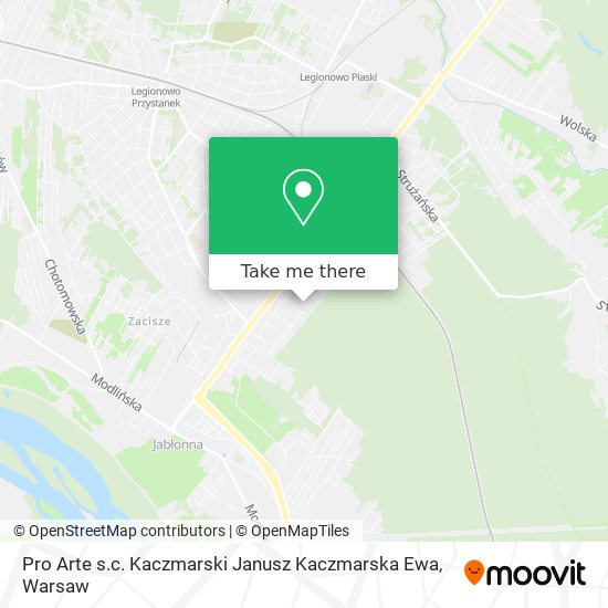 Pro Arte s.c. Kaczmarski Janusz Kaczmarska Ewa map