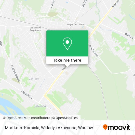 Martkom. Kominki, Wkłady i Akcesoria map