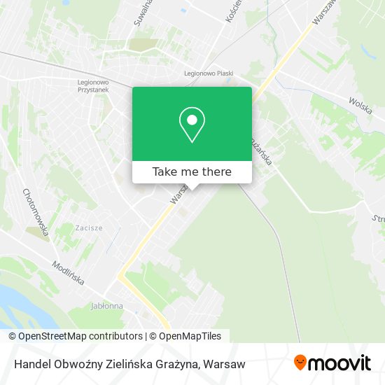 Handel Obwoźny Zielińska Grażyna map