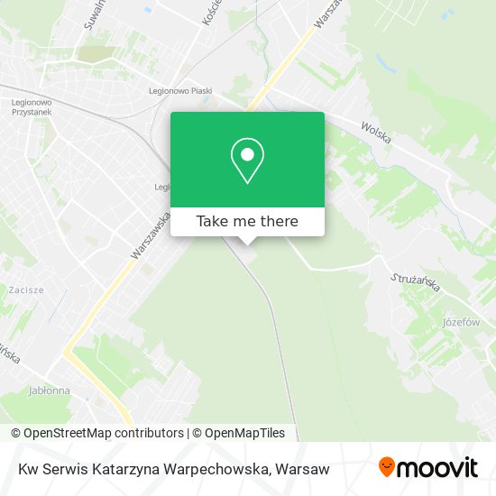 Kw Serwis Katarzyna Warpechowska map