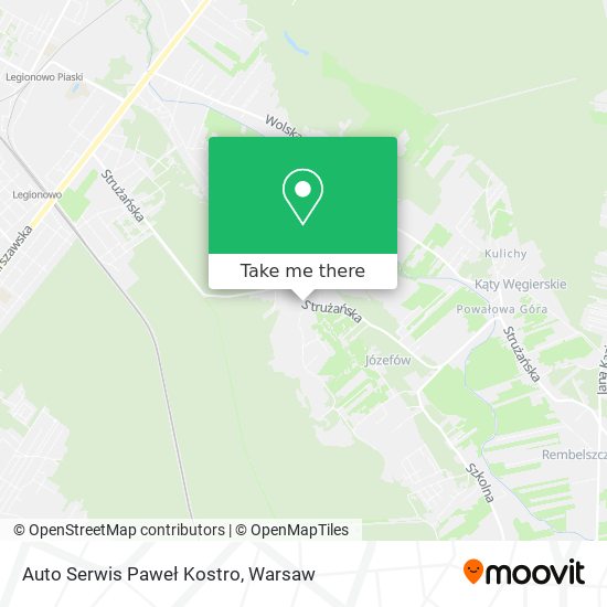 Auto Serwis Paweł Kostro map