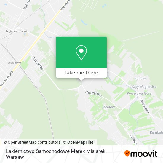 Lakiernictwo Samochodowe Marek Misiarek map