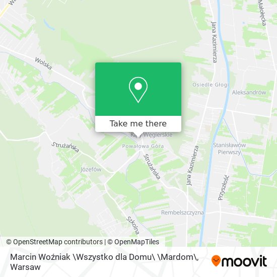 Marcin Woźniak \Wszystko dla Domu\ \Mardom\ map