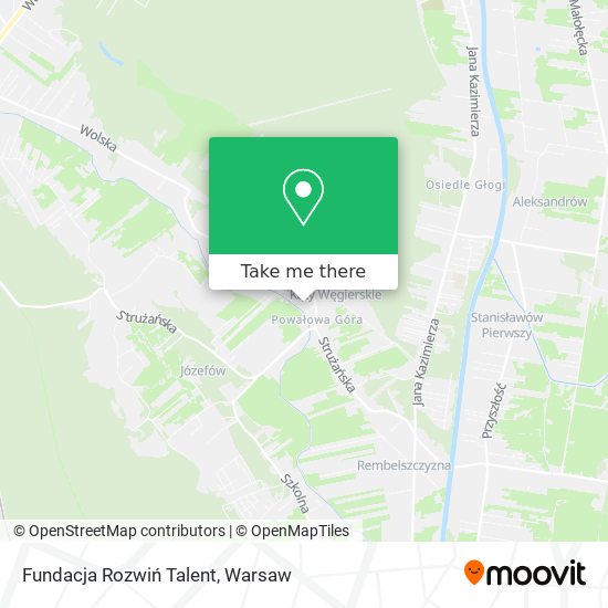 Fundacja Rozwiń Talent map