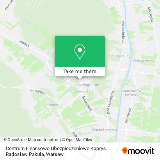 Centrum Finansowo Ubezpieczeniowe Kaprys Radosław Pakuła map