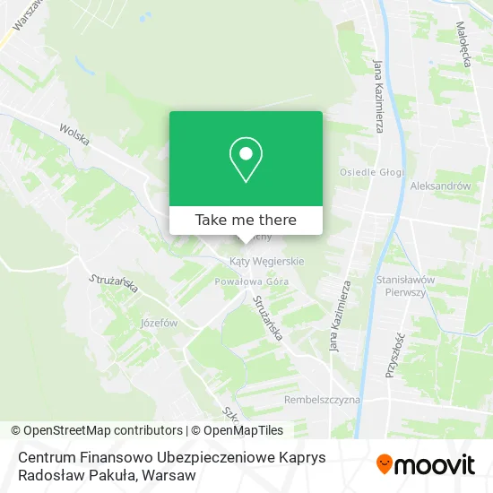 Centrum Finansowo Ubezpieczeniowe Kaprys Radosław Pakuła map