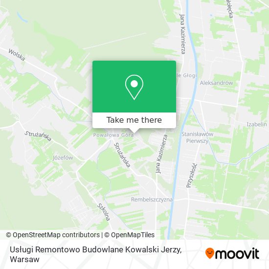 Usługi Remontowo Budowlane Kowalski Jerzy map