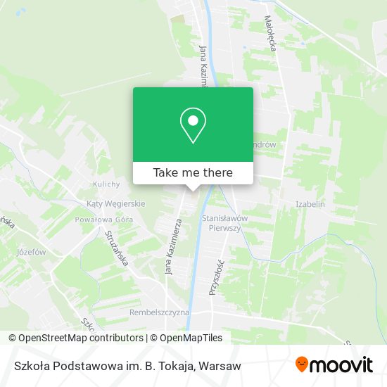 Szkoła Podstawowa im. B. Tokaja map