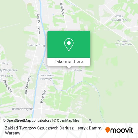 Zakład Tworzyw Sztucznych Dariusz Henryk Damm map