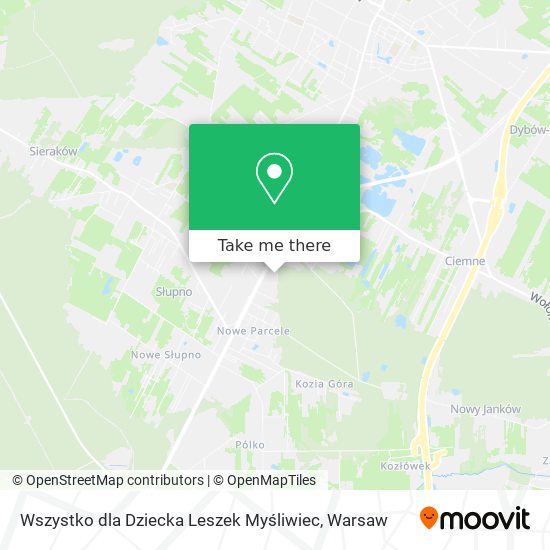 Wszystko dla Dziecka Leszek Myśliwiec map