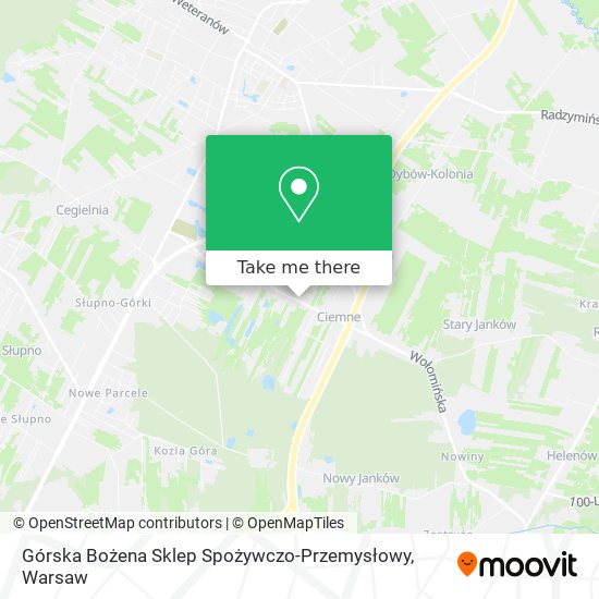 Górska Bożena Sklep Spożywczo-Przemysłowy map