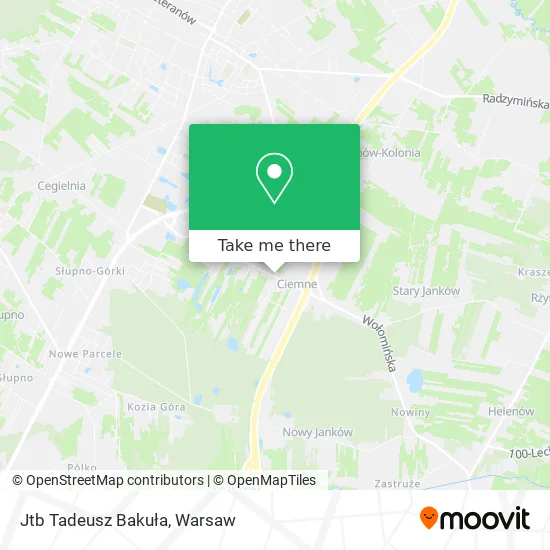 Карта Jtb Tadeusz Bakuła