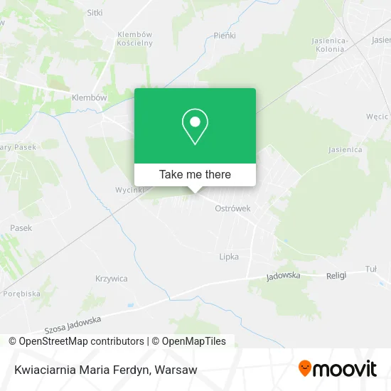 Карта Kwiaciarnia Maria Ferdyn