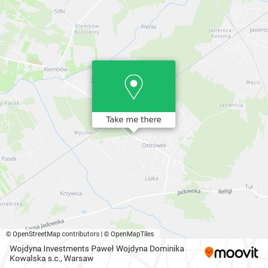 Wojdyna Investments Paweł Wojdyna Dominika Kowalska s.c. map