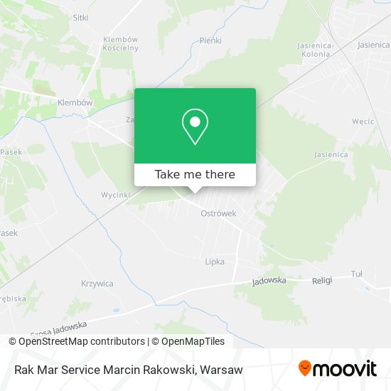 Rak Mar Service Marcin Rakowski map