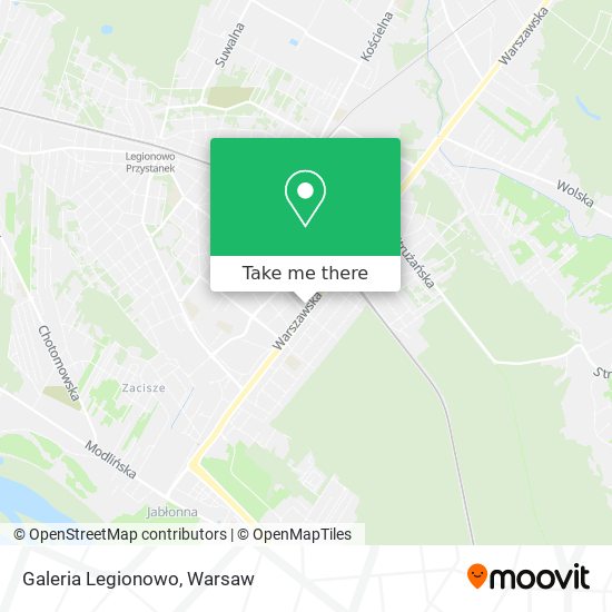 Galeria Legionowo map