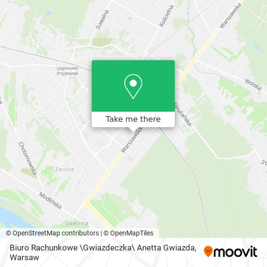 Biuro Rachunkowe \Gwiazdeczka\ Anetta Gwiazda map