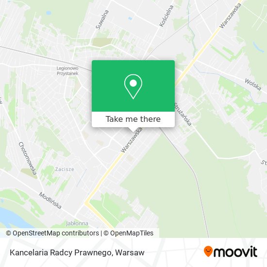 Kancelaria Radcy Prawnego map