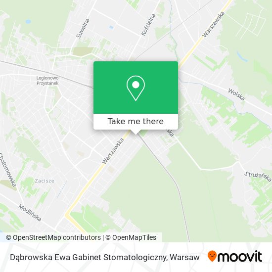 Dąbrowska Ewa Gabinet Stomatologiczny map