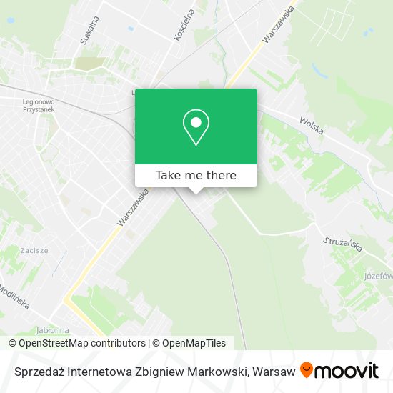 Sprzedaż Internetowa Zbigniew Markowski map