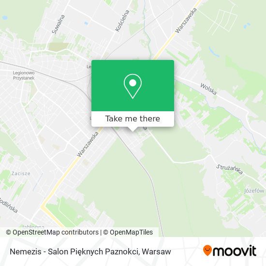 Nemezis - Salon Pięknych Paznokci map