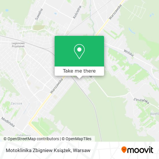 Карта Motoklinika Zbigniew Książek