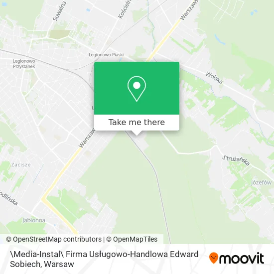 Карта \Media-Instal\ Firma Usługowo-Handlowa Edward Sobiech