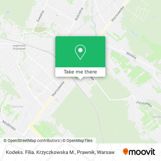 Kodeks. Filia. Krzyczkowska M., Prawnik map